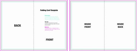 Printable Foldable Card Template