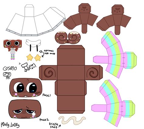Printable Foldable Lasagna For Dolls
