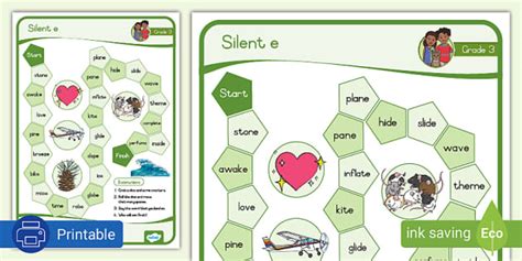 Printable For Learning Silent 3