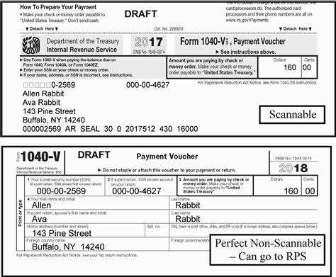 Printable Form 1040 V