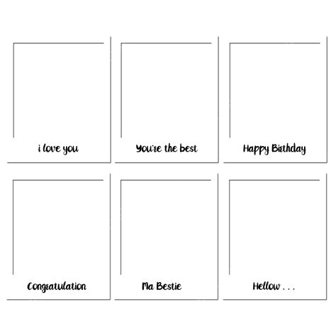 Printable Frame With Caption