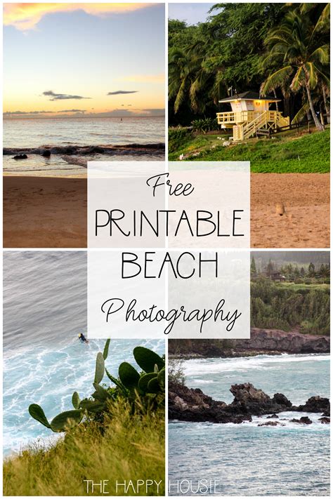 Printable Free Beach Scenes