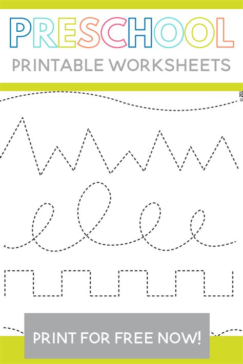 Printable Free Early Learning Worksheets