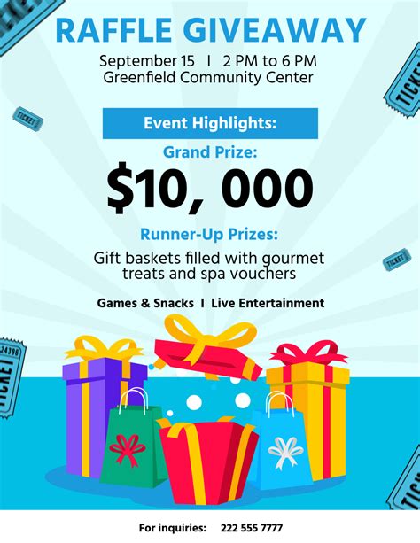 Printable Free Giveaway Template