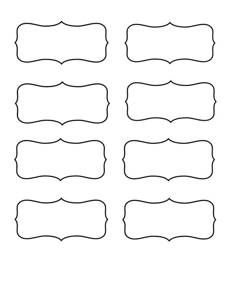 Printable Free Labels Blank