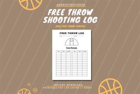 Printable Free Throw Shooting Chart