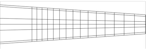Printable Fret Scale Template 23
