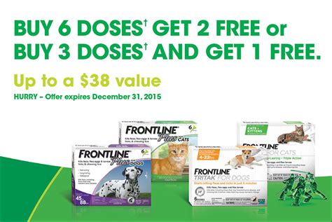 Printable Frontline Coupons $3.00