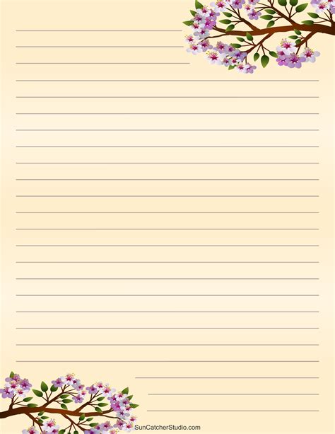 Printable Full Page Stationery