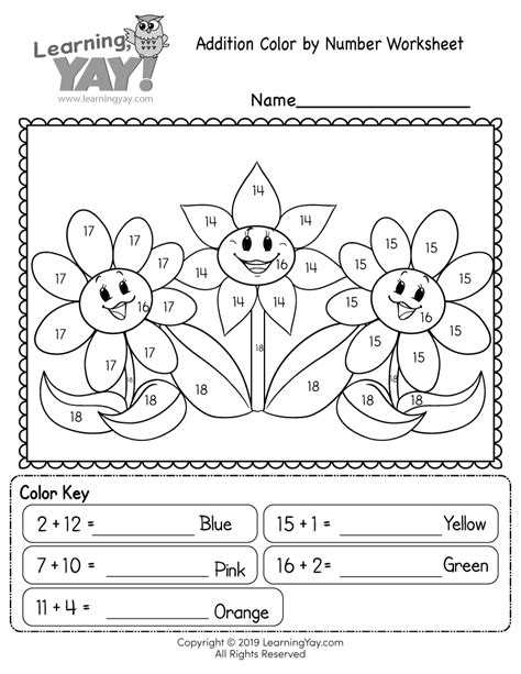 Printable Fun Math Worksheets For 1St Grade