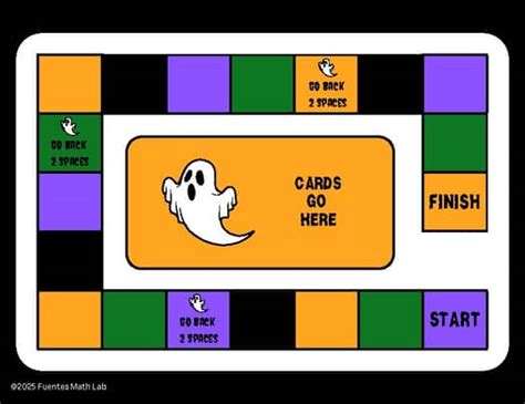 Printable Game Board For Task Cards