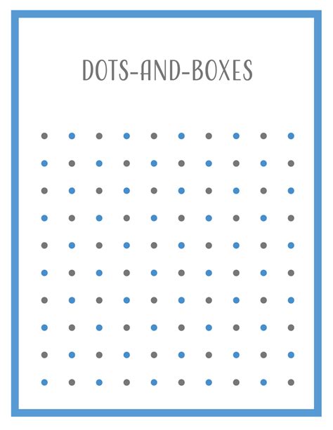 Printable Game Of Dots
