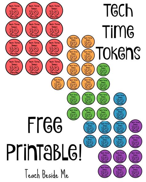 Printable Game Tokens