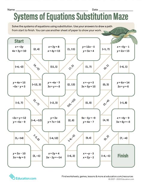 Printable Games For Middle School Math