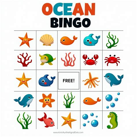 Printable Games Of Ocean Animals