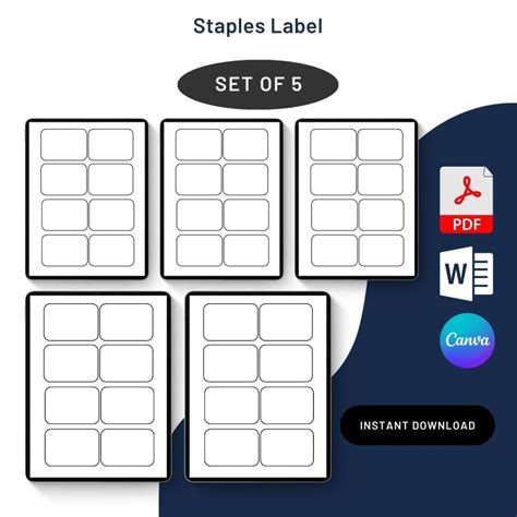 Printable Garment Labels Staples