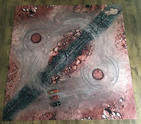 Printable Gaslands Track Layout