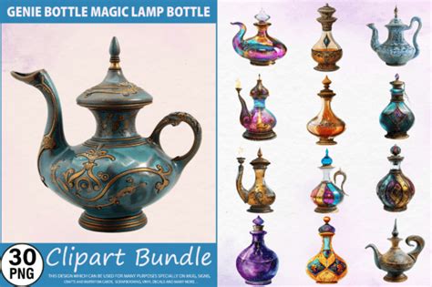 Printable Geni Bottle Designs