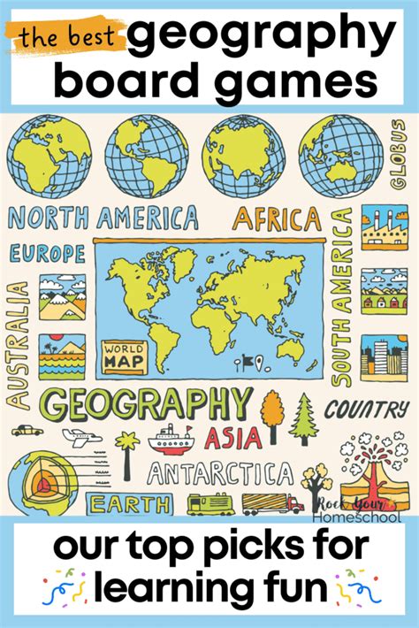 Printable Geography Board Games