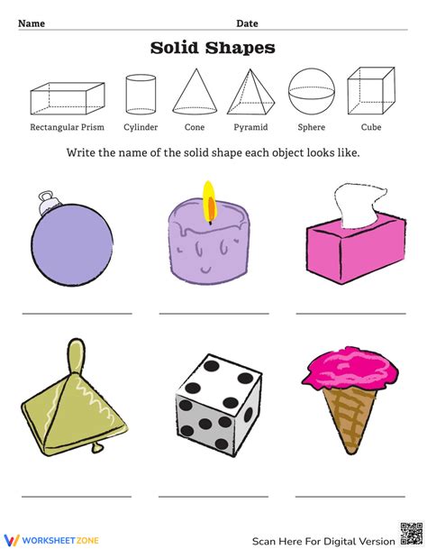 Printable Geometric Solid Shapes