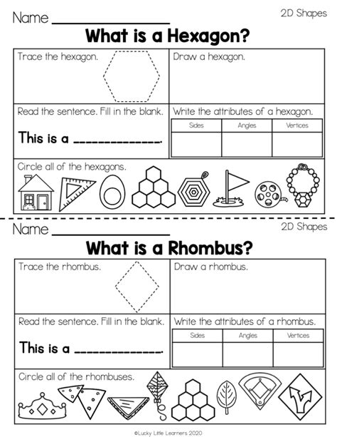 Printable Geometry Games For 2Nd Grade