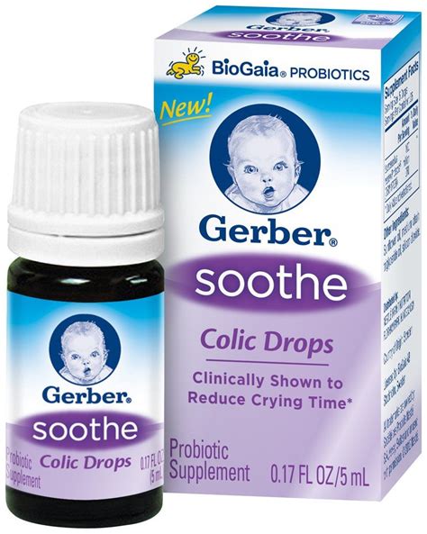 Printable Gerber Colic Drops