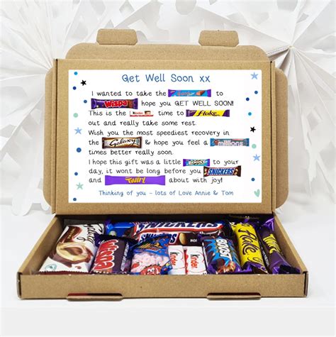 Printable Get Well Insert Gift Box