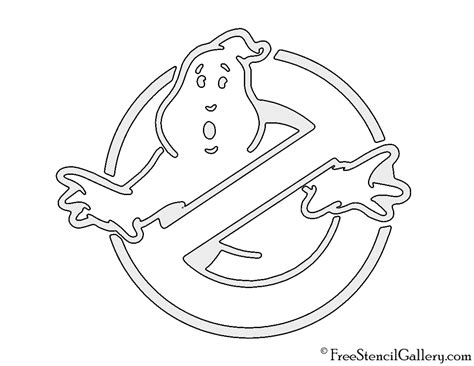 Printable Ghostbuster Pumpkin Template
