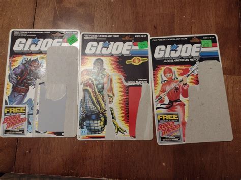 Printable Gi Joe Card Backs