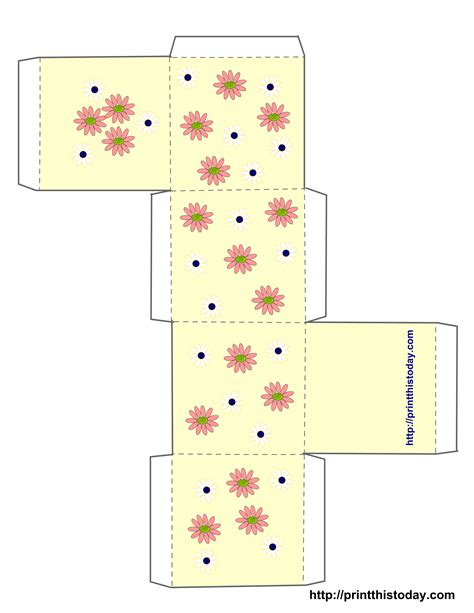 Printable Gift Box Template Free