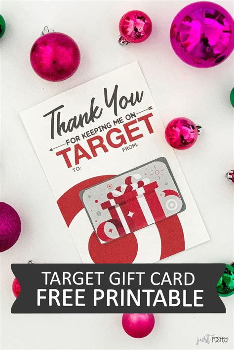 Printable Gift Card Target