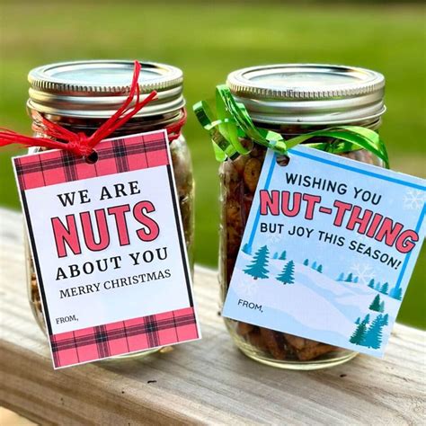 Printable Gift Tags Nuts