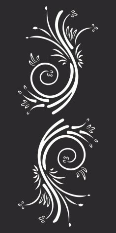 Printable Glass Etching Boarder