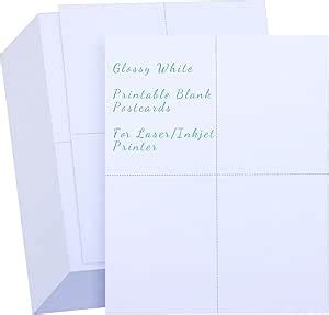 Printable Glossy Note Cards