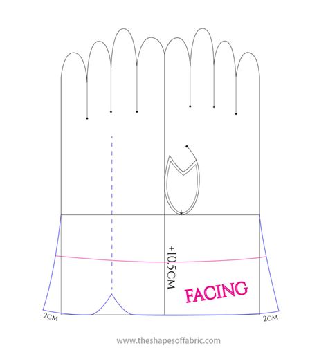 Printable Glove Pattern
