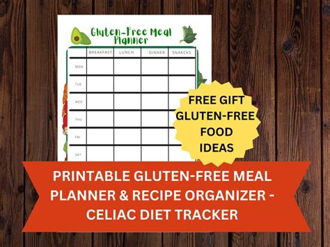 Printable Gluten Daily Tracker