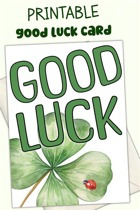 Printable Good Luck Cards For Tryouts