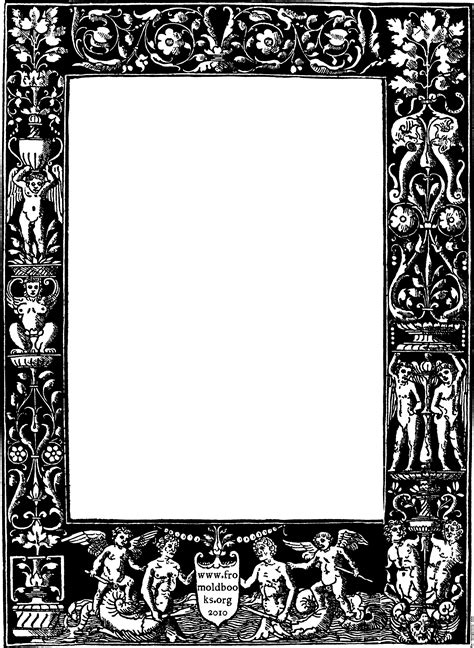 Printable Gothic Border Stencils