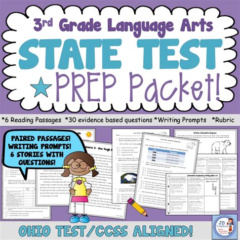 Printable Grade 3 Ohio Practice Reading Test