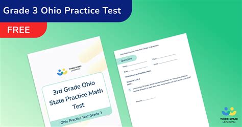 Printable Grader 3 Ohio Practice Reading Test