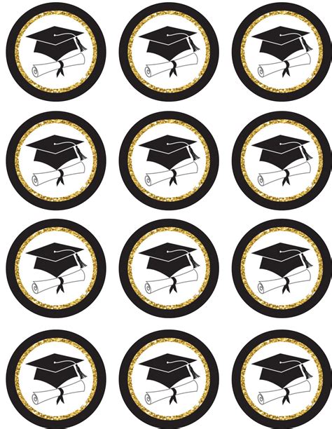 Printable Graduation Cap Toppers