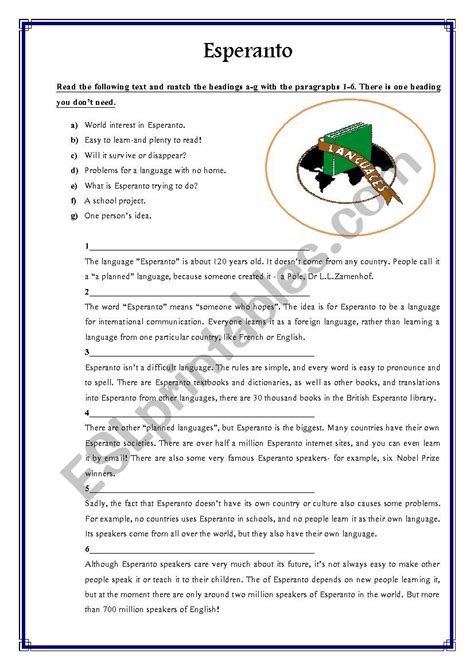 Printable Grammar Of Esperanto