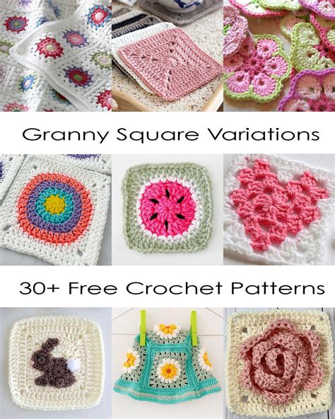 Printable Granny Square Patterns