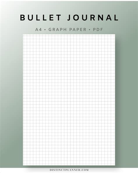 Printable Graph Paper For Bullet Journal