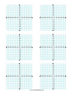 Printable Graph Paper Multiple On Page