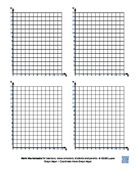 Printable Graph Paper With 1St Quadrant