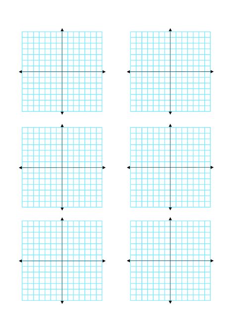 Printable Graph Paper With 6 Graphs