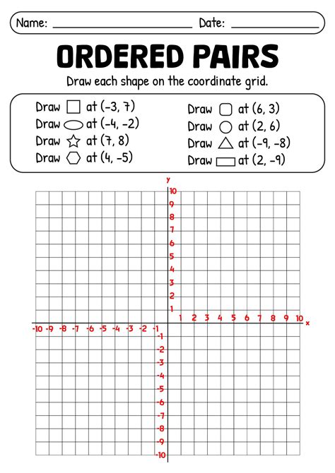 Printable Graphing Worksheets 5Th Grade