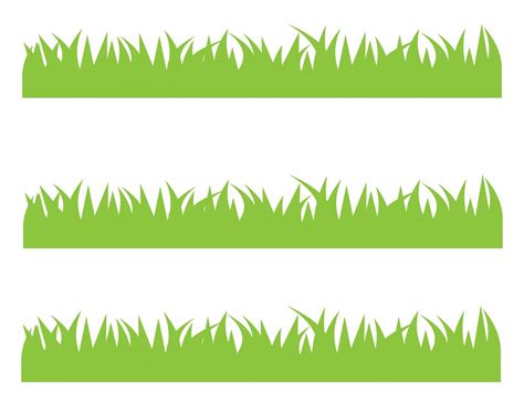 Printable Grass Border Outline