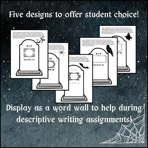 Printable Gravestonefor Dead Words